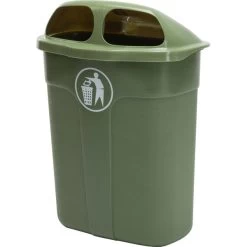 No Name Affaldsbeholder I Grøn, 60 Liter - Udendørs