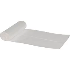 No Name Affaldssække 120L, 76x103cm, 60my, Genanvendt Hvid