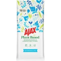 Ajax® Ajax Wipes | Bathroom | Plantebaseret | 70 Stk