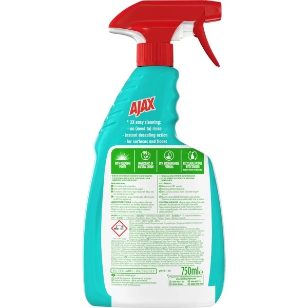Ajax® Ajax Spray | Bathroom | 750 Ml. 4 Ajax® Ajax Spray | Bathroom | 750 Ml. - Billede 2