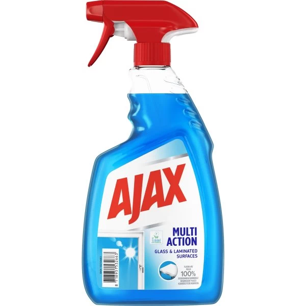 Ajax® Ajax Spray | Multi Action Glasrens | 750 Ml 3 Ajax® Ajax Spray | Multi Action Glasrens | 750 Ml