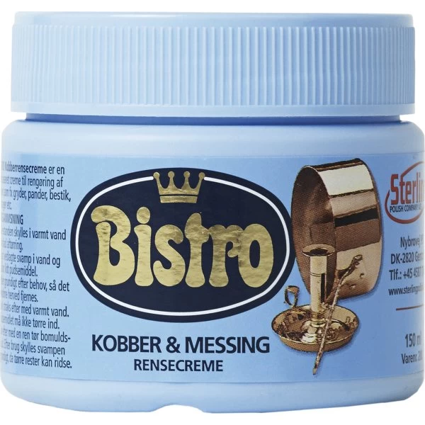 Bistro Kobber- Og Messingrensecreme | 150 Ml 3 Bistro Kobber- Og Messingrensecreme | 150 Ml