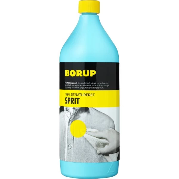 Borup Husholdningssprit 93 %, 1 L 3 Borup Husholdningssprit 93 %, 1 L