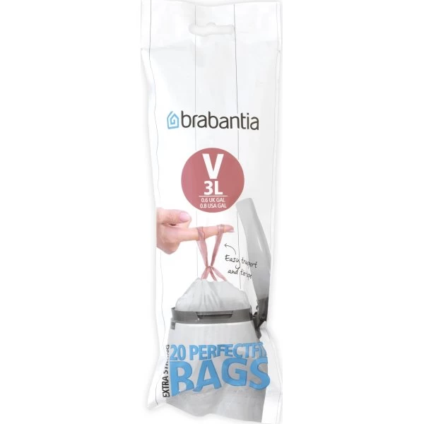 Brabantia Affaldspose V | 3 L | 20 Stk. 3 Brabantia Affaldspose V | 3 L | 20 Stk.