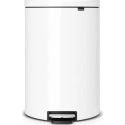 Brabantia Flatback Pedalspand | 40 L | Hvid