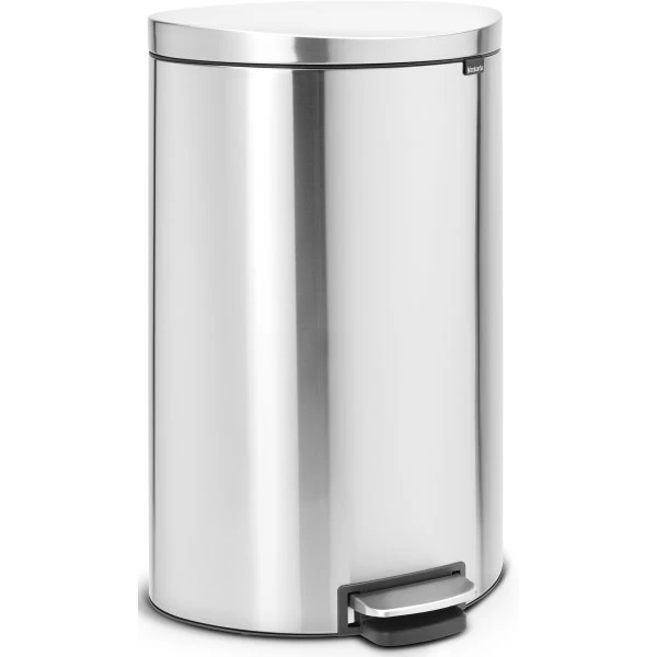 Brabantia Flatback Pedalspand | 40 L | Mat Stål 5 Brabantia Flatback Pedalspand | 40 L | Mat Stål - Billede 3