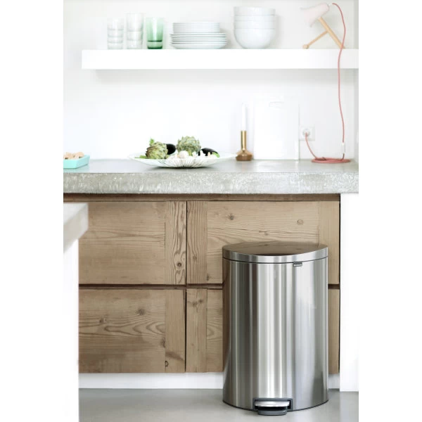 Brabantia Flatback Pedalspand | 40 L | Mat Stål 9 Brabantia Flatback Pedalspand | 40 L | Mat Stål - Billede 7