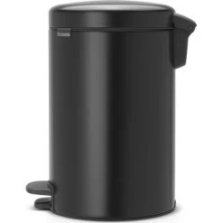 Brabantia NewIcon Pedalspand | 12 L | Mat Sort -Rengøringsekspert brabantia newicon pedalspand 12 l matt black 3