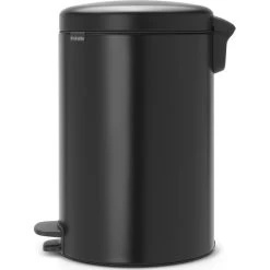 Brabantia NewIcon Pedalspand | 20 L | Mat Sort -Rengøringsekspert brabantia newicon pedalspand 20 l matt black 3