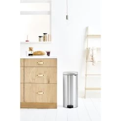 Brabantia NewIcon Pedalspand | 30 L | Mat Stål -Rengøringsekspert brabantia newicon pedalspand 30 l matt steel 5