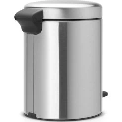 Brabantia NewIcon Pedalspand | 5 L | Mat Stål -Rengøringsekspert brabantia newicon pedalspand 5 l matt steel 2
