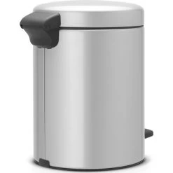 Brabantia NewIcon Pedalspand | 5 L | Metallic Grå -Rengøringsekspert brabantia newicon pedalspand 5 l metallic grey 2