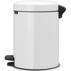 Brabantia NewIcon Pedalspand | 5 L | Hvid -Rengøringsekspert brabantia newicon pedalspand 5 l white 3