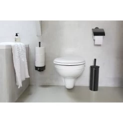 Brabantia Profile | Toiletrulle Disp. Væg | Sort -Rengøringsekspert brabantia profile toiletrulle disp vag sort 2