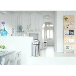 Brabantia Push Bin | 60 L | Blank Stål -Rengøringsekspert brabantia push bin 60 l blank stal 4