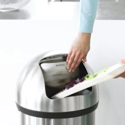 Brabantia Push Bin | 60 L | Mat Stål -Rengøringsekspert brabantia push bin 60 l mat stal 6