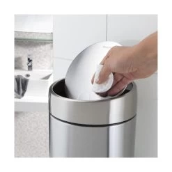 Brabantia Slide Bin | 5 L | Mat Stål FPP 7 Brabantia Slide Bin | 5 L | Mat Stål FPP -Rengøringsekspert brabantia slide bin 5 liter mat stal fpp 2