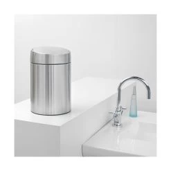 Brabantia Slide Bin | 5 L | Mat Stål FPP 9 Brabantia Slide Bin | 5 L | Mat Stål FPP -Rengøringsekspert brabantia slide bin 5 liter mat stal fpp 4
