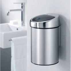 Brabantia Touch Bin | 3 L | Væg | Mat Sort FPP 14 Brabantia Touch Bin | 3 L | Væg | Mat Sort FPP -Rengøringsekspert brabantia touch bin 3 l vag mat sort fpp 6