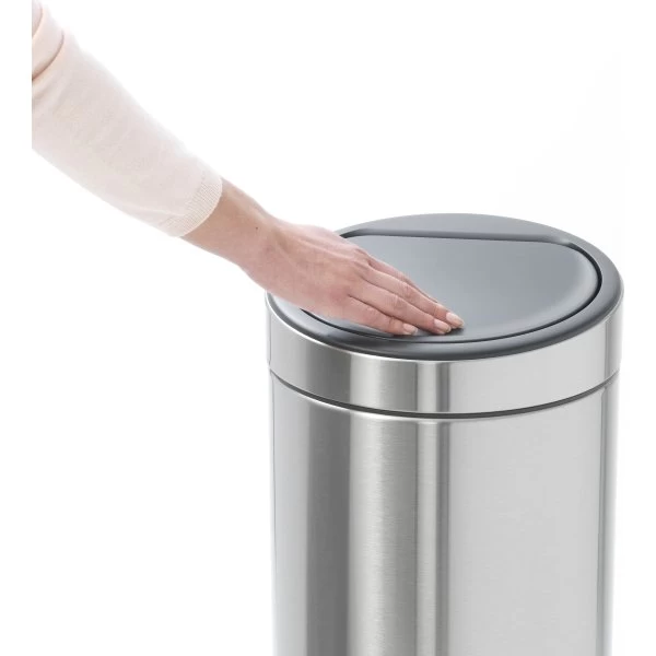 Brabantia Touch Bin | 30 L | Metal Grå 6 Brabantia Touch Bin | 30 L | Metal Grå - Billede 4
