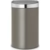 Brabantia Touch Bin | 40 L | Platin / Stål 1 Brabantia Touch Bin | 40 L | Platin / Stål -Rengøringsekspert brabantia touch bin 40 l platin stal