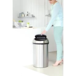 Brabantia Touch Bin | 60 L | Blank Stål -Rengøringsekspert brabantia touch bin 60 l blank stal 8