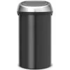 Brabantia Touch Bin | 60 L | Mat Sort FPP Låg -Rengøringsekspert brabantia touch bin 60 l mat sort fpp lag