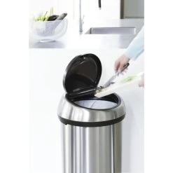 Brabantia Touch Bin | 60 L | Mat Sort FPP Låg -Rengøringsekspert brabantia touch bin 60 l mat sort fpp lag 7