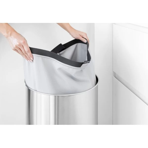 Brabantia Vasketøjskurv | 60 L | Mat Stål 7 Brabantia Vasketøjskurv | 60 L | Mat Stål - Billede 5