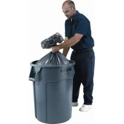 BRUTE Rund Affaldsbeholder, 75,7 Liter, Grå 9 BRUTE Rund Affaldsbeholder, 75,7 Liter, Grå -Rengøringsekspert brute rund affaldsbeholder 757 liter gra 4