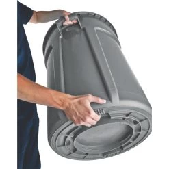 BRUTE Rund Affaldsbeholder, 75,7 Liter, Grå 10 BRUTE Rund Affaldsbeholder, 75,7 Liter, Grå -Rengøringsekspert brute rund affaldsbeholder 757 liter gra 5