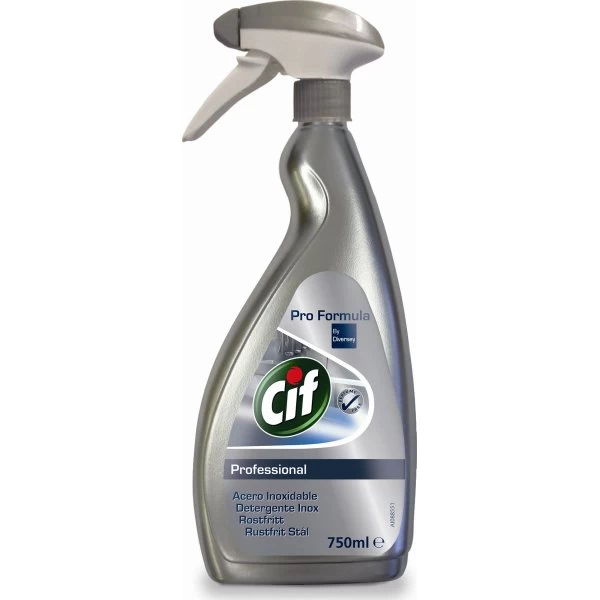 Cif Rustfrit Stål & Glasrens, 750 Ml 3 Cif Rustfrit Stål & Glasrens, 750 Ml