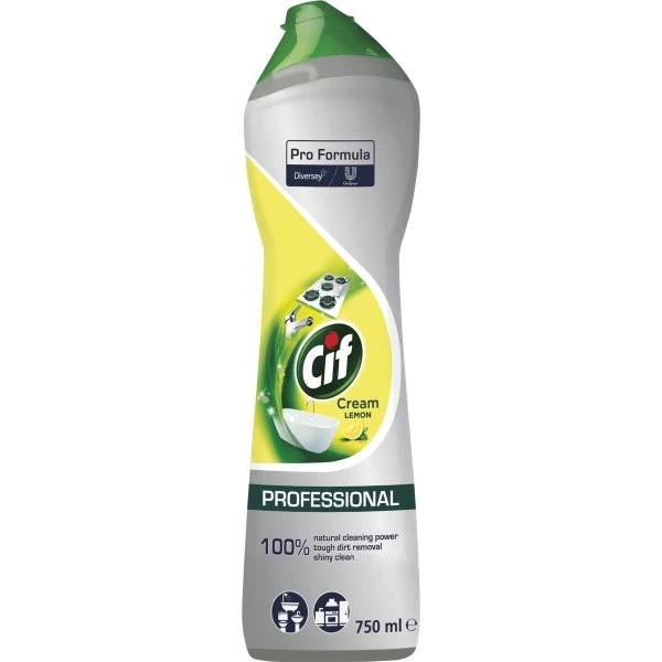 Cif Skurecreme Cream Lemon, 750 Ml 3 Cif Skurecreme Cream Lemon, 750 Ml