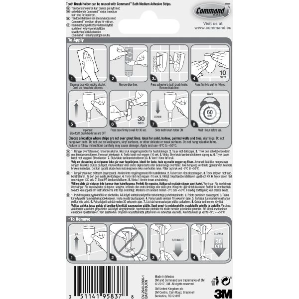 Command Tandbørsteholder 6 Command Tandbørsteholder - Billede 4