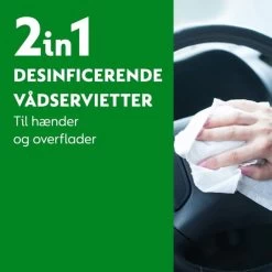 Dettol 2in1 Anti-Bacterial Wipes | 15 Stk -Rengøringsekspert dettol 2in1 antibacterial wipes 15 stk 2