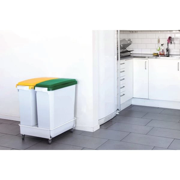 Durable Durabin Affaldsspand 60 L, Hvid 7 Durable Durabin Affaldsspand 60 L, Hvid - Billede 5