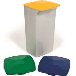 Durable Durabin Fladt Låg T/Affaldsspand 40 L, Gul 9 Durable Durabin Fladt Låg T/Affaldsspand 40 L, Gul -Rengøringsekspert durabin fladt lag taffaldsspand 40 l gul 4