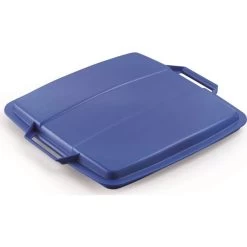 Durable Durabin Låg /Affaldsspand 90 L, Blå