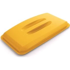 Durable Durabin Låg "Håndtag" 60 L, Gul