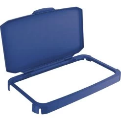 Durable Durabin Låg "Hængslet", 60 L, Blå