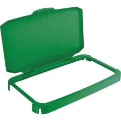 Durable Durabin Låg "Hængslet", 60 L, Grøn