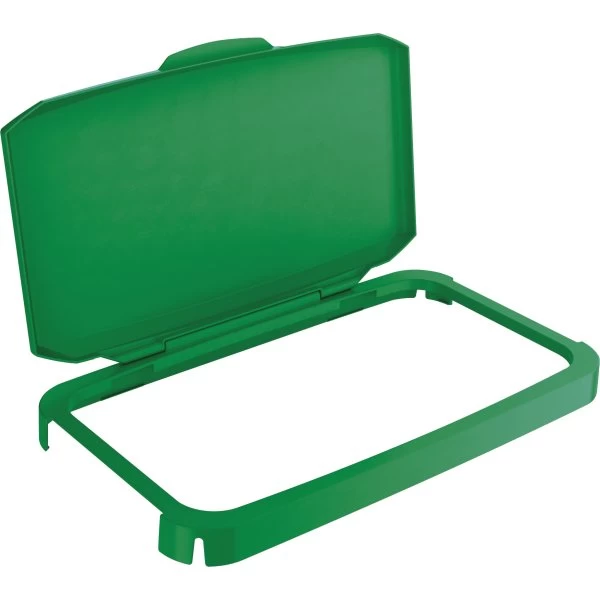 Durable Durabin Låg "Hængslet", 60 L, Grøn 3 Durable Durabin Låg "Hængslet", 60 L, Grøn