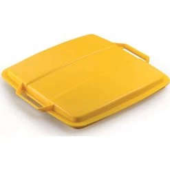 Durable Durabin Låg T/Affaldsspand 90 L, Gul