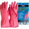 Gummihandsker | Flergangsbrug | Medium | Pink 2 Gummihandsker | Flergangsbrug | Medium | Pink -Rengøringsekspert gummihandsker flergangsbrug medium pink 1