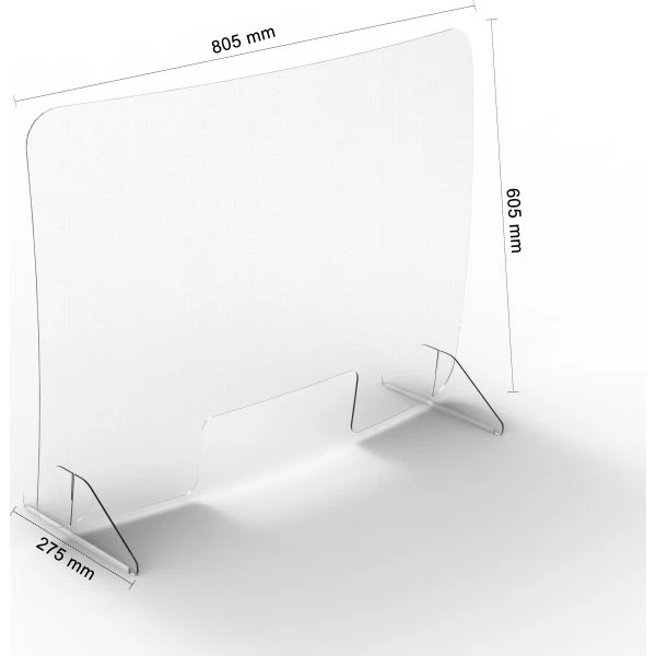 No Name Hygiejne Skærm 60 X 80 Cm 4 No Name Hygiejne Skærm 60 X 80 Cm - Billede 2