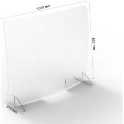 No Name Hygiejne Skærm 80 X 100 Cm 6 No Name Hygiejne Skærm 80 X 100 Cm -Rengøringsekspert hygiejne skarm 80 x 100cm 1