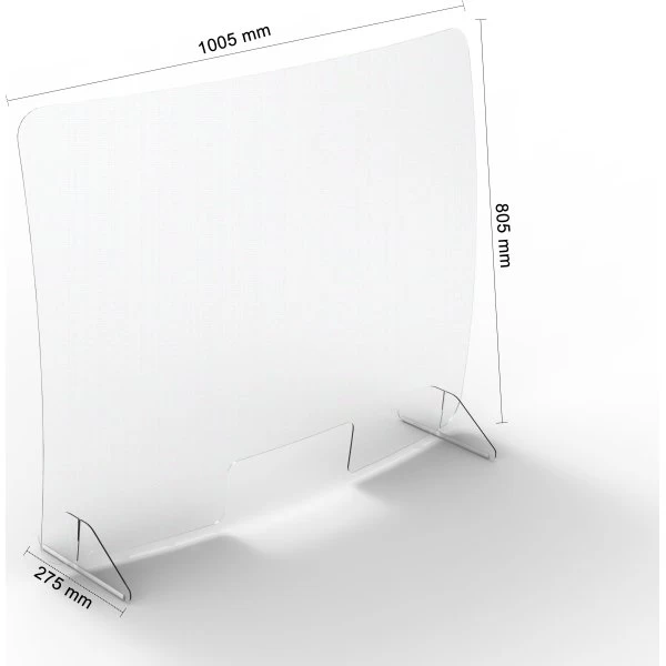 No Name Hygiejne Skærm 80 X 100 Cm 4 No Name Hygiejne Skærm 80 X 100 Cm - Billede 2