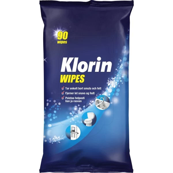 Klorin Wipes | Universal | 90 Stk 3 Klorin Wipes | Universal | 90 Stk