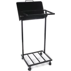 Lomax Affaldsstativ Med Låg, Sort