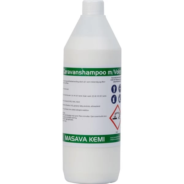 Masava Kemi Caravanshampoo Med Voks | 1 L 3 Masava Kemi Caravanshampoo Med Voks | 1 L